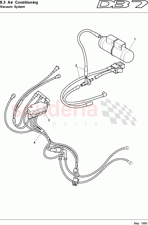 Vacuum System of Aston Martin Aston Martin DB7 (1997)