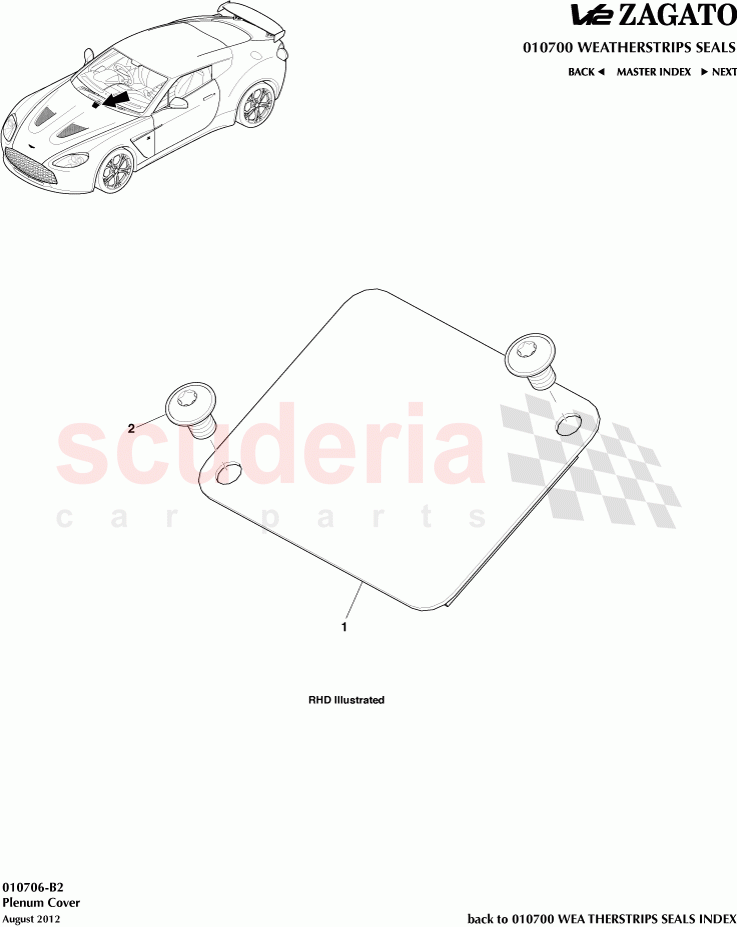 Plenum Cover of Aston Martin Aston Martin V12 Zagato