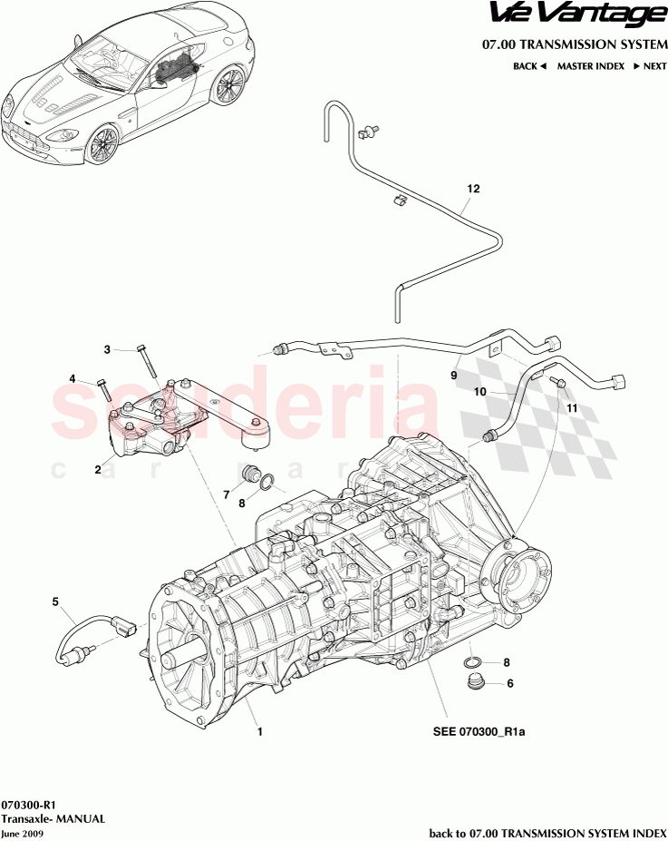 Transaxle (Manual) of Aston Martin Aston Martin V12 Vantage