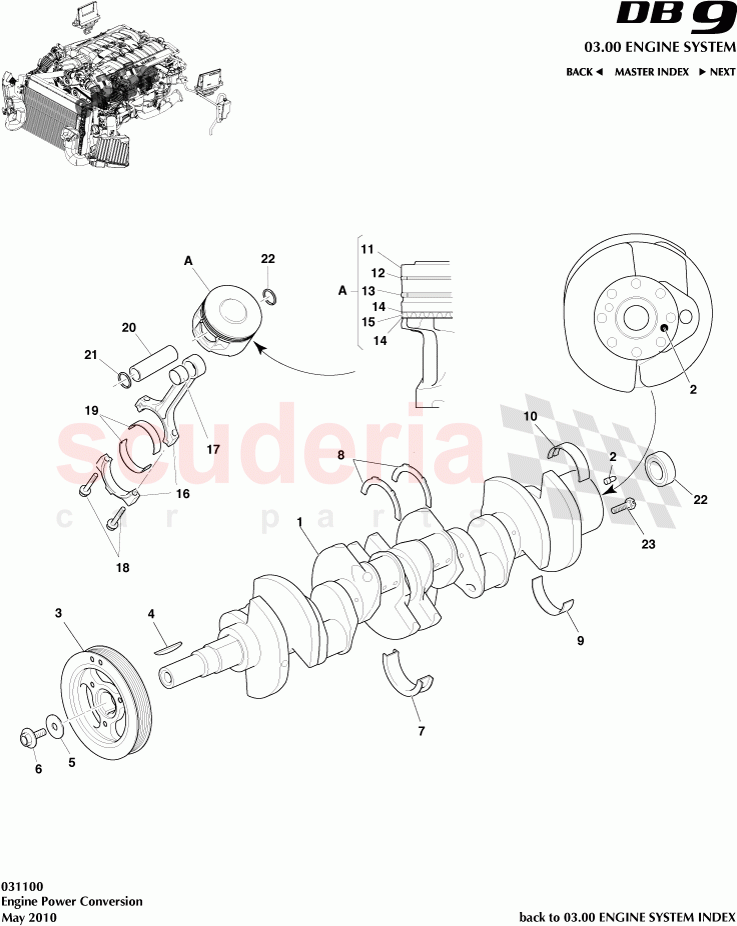 Engine Power Conversion of Aston Martin Aston Martin DB9 (2004-2012)