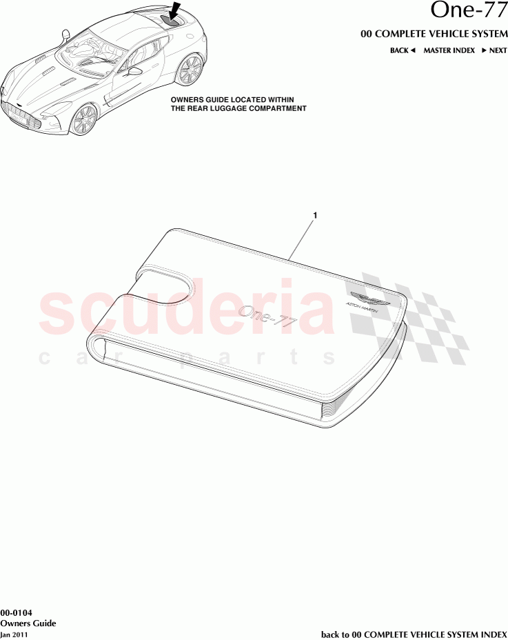 Owners Guide of Aston Martin Aston Martin One-77