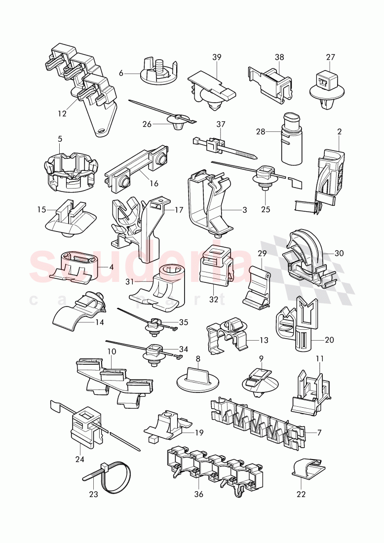 cable holder of Bentley Bentley Continental Supersports Convertible (2017+)