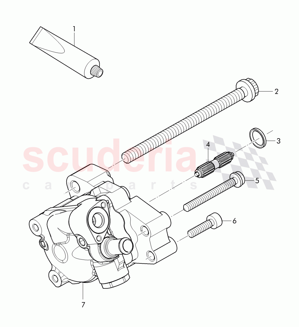 power steering pump of Bentley Bentley Continental Flying Spur (2013+)