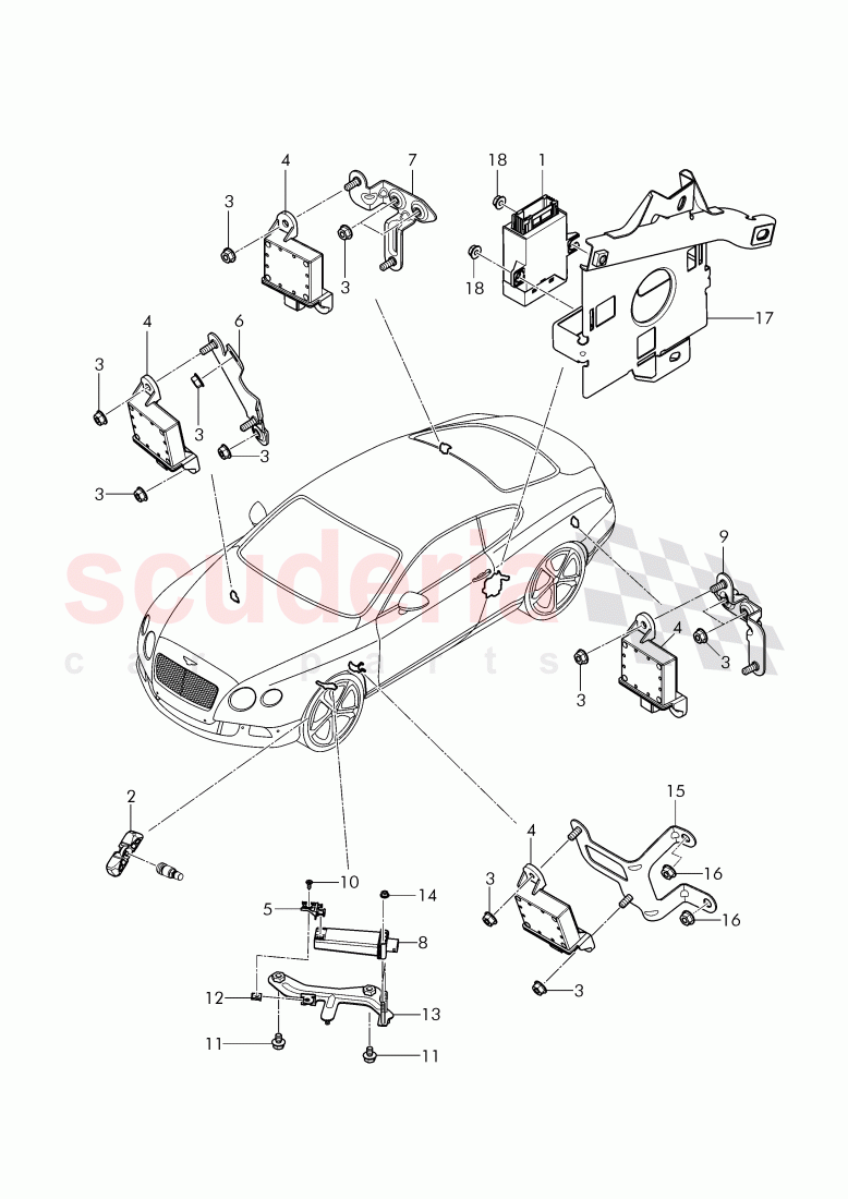 Tire pressure control system of Bentley Bentley Continental Supersports (2017+)