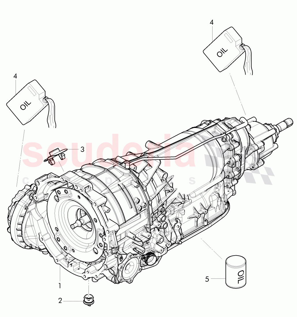 8-speed automatic gearbox of Bentley Bentley Continental Flying Spur (2013+)