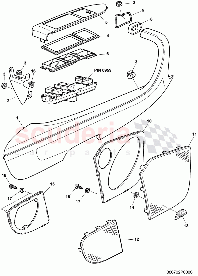 armrest for door trim panel, D >> - MJ 2011 of Bentley Bentley Continental Supersports (2009-2011)