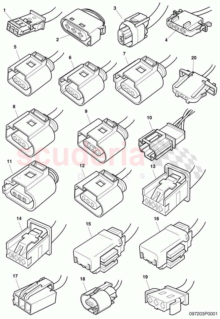 flat contact housing of Bentley Bentley Continental Flying Spur (2006-2012)