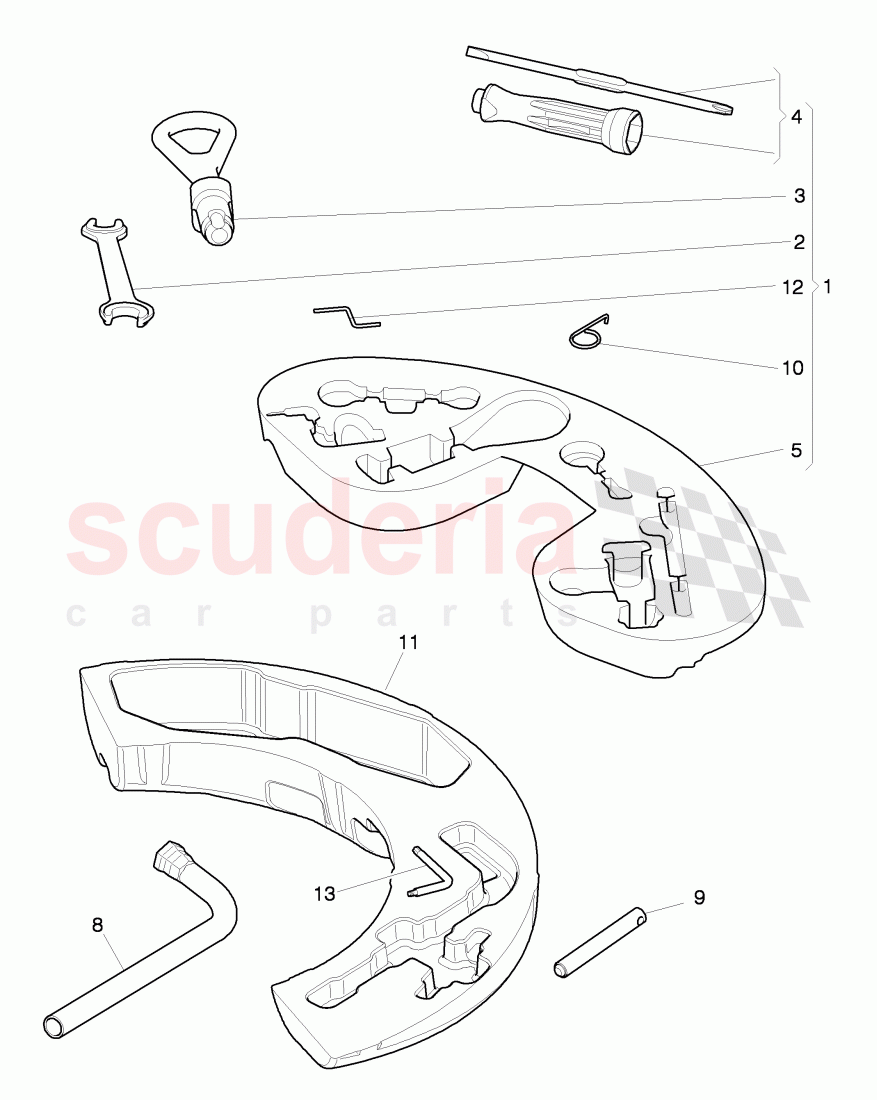 Vehicle tools, D - 18.08.2009>> of Bentley Bentley Continental GTC (2006-2010)