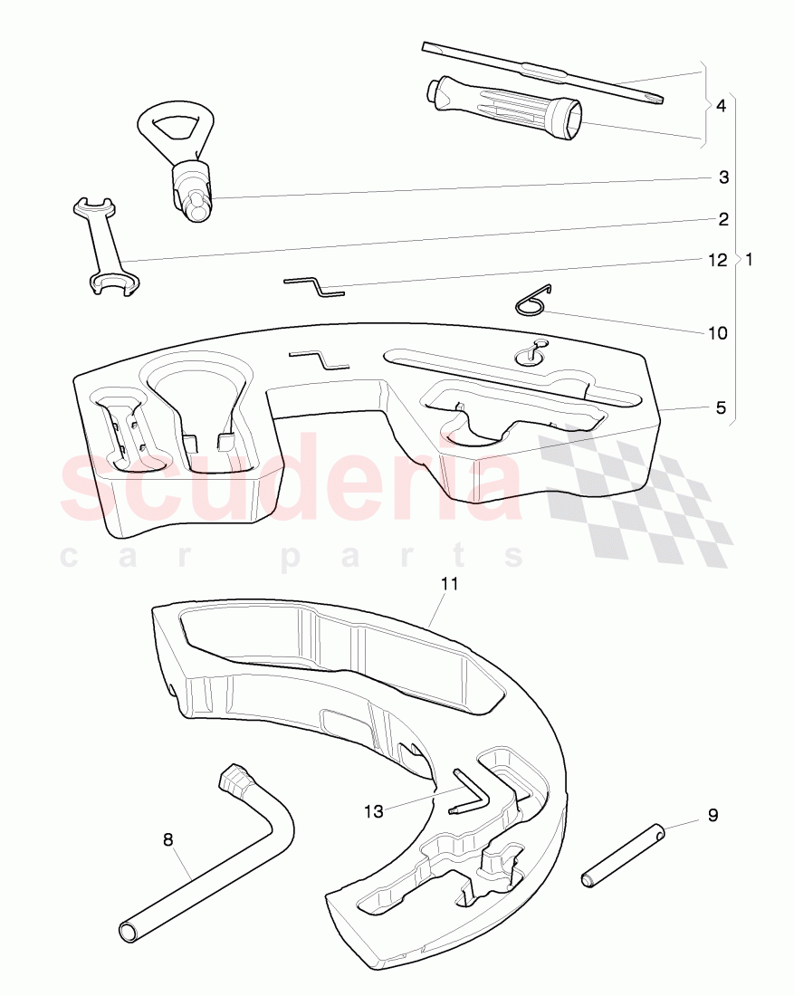 Vehicle tools, Spare Wheel, D >> - 16.08.2009 of Bentley Bentley Continental GTC (2006-2010)