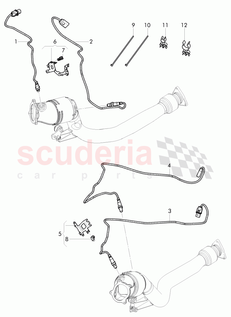 oxygen sensor of Bentley Bentley Continental Flying Spur (2013+)