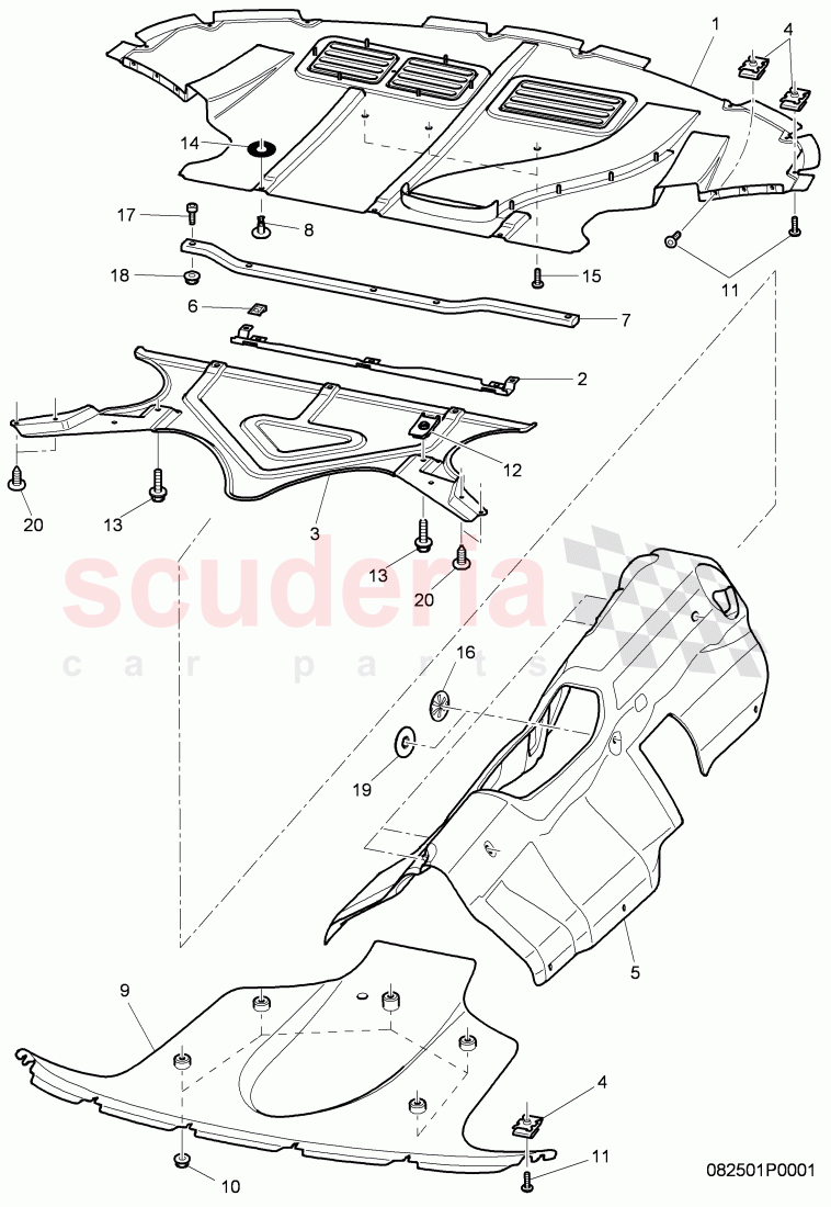 underbody lining of Bentley Bentley Continental Supersports (2009-2011)