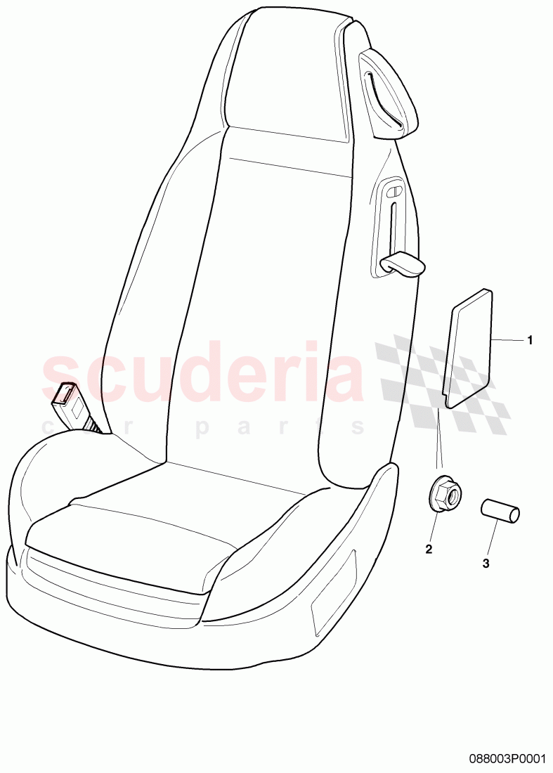 side air bag unit of Bentley Bentley Continental GT (2003-2010)