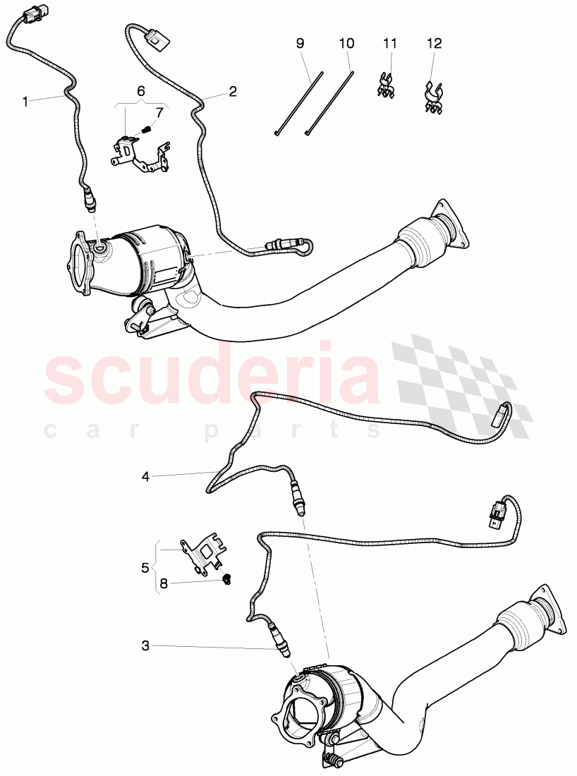 oxygen sensor of Bentley Bentley Continental GTC (2011+)