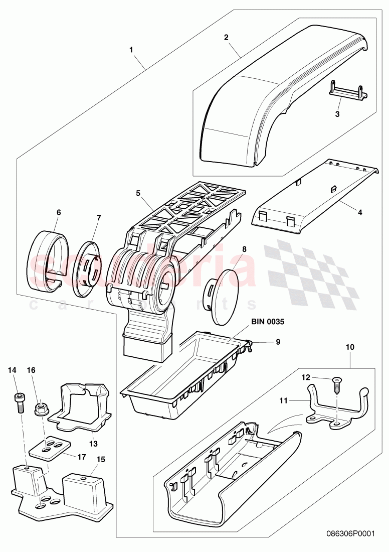 armrest, D >> - MJ 2007 of Bentley Bentley Continental Flying Spur (2006-2012)