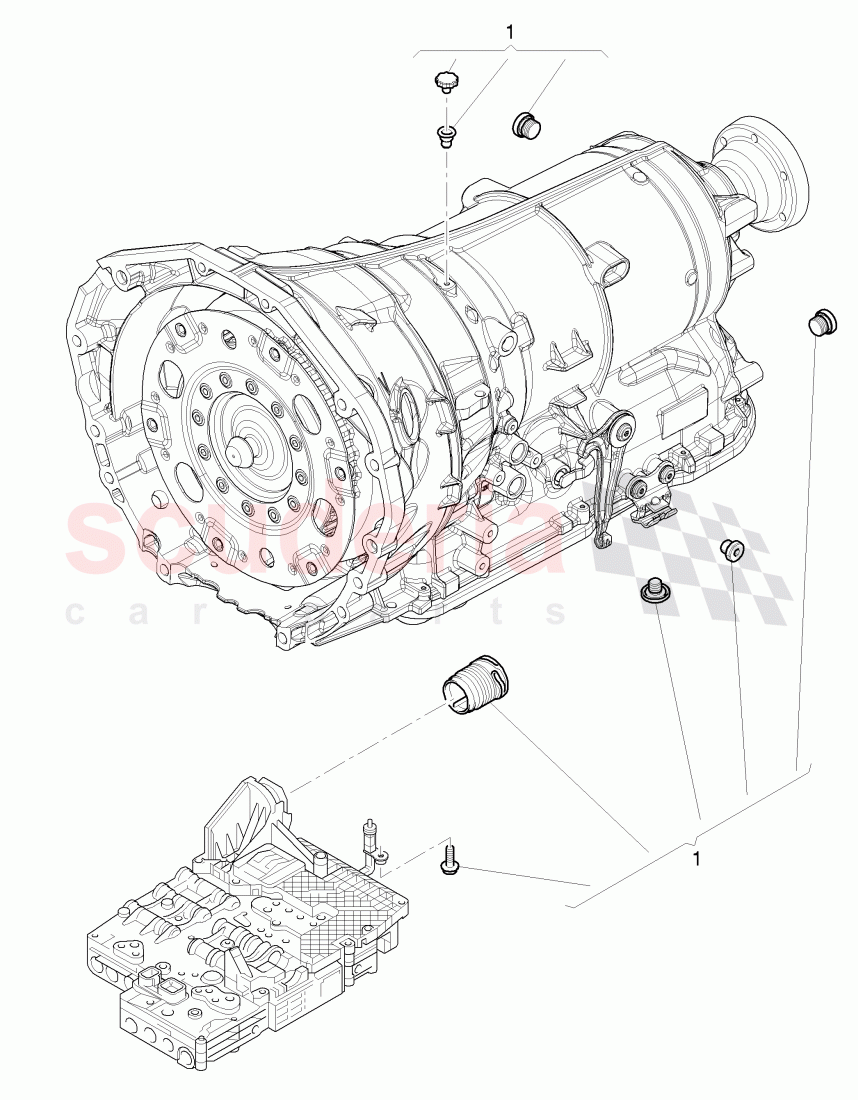 small parts kit, for automatic transmission of Bentley Bentley Mulsanne (2010+)