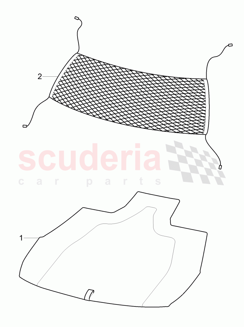 Original Accessories, (luggage compartment) of Bentley Bentley Continental GTC (2006-2010)