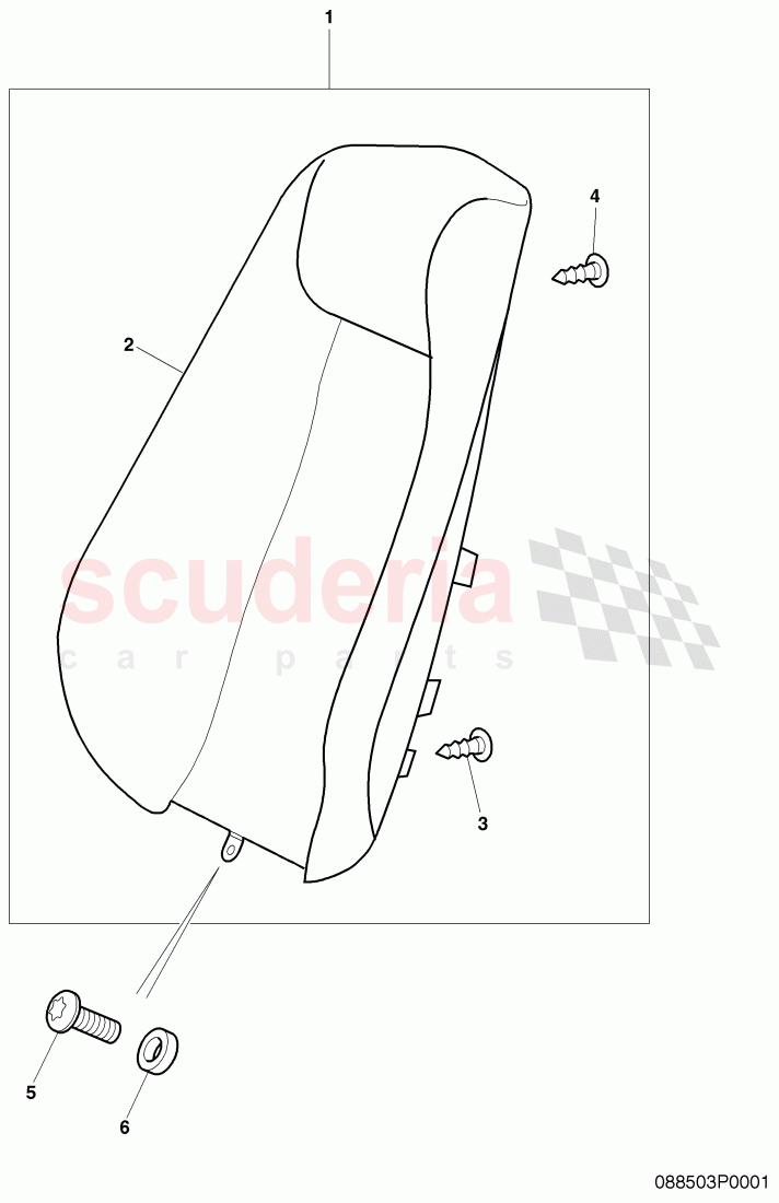 rear seat of Bentley Bentley Continental GT (2003-2010)