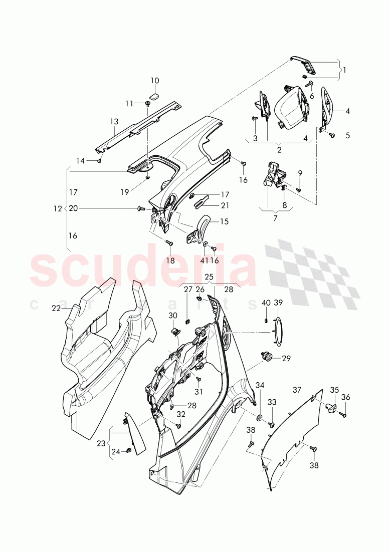 quarter trim panel of Bentley Bentley Continental Supersports Convertible (2017+)