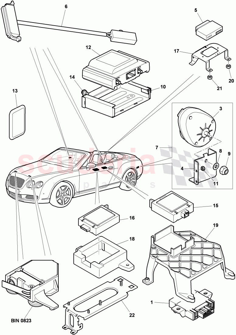 anti-theft system________(ats) of Bentley Bentley Continental GTC (2006-2010)