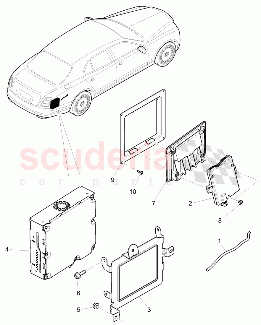 v receiver (tuner), D >> - MJ 2016 of Bentley Bentley Mulsanne (2010+)