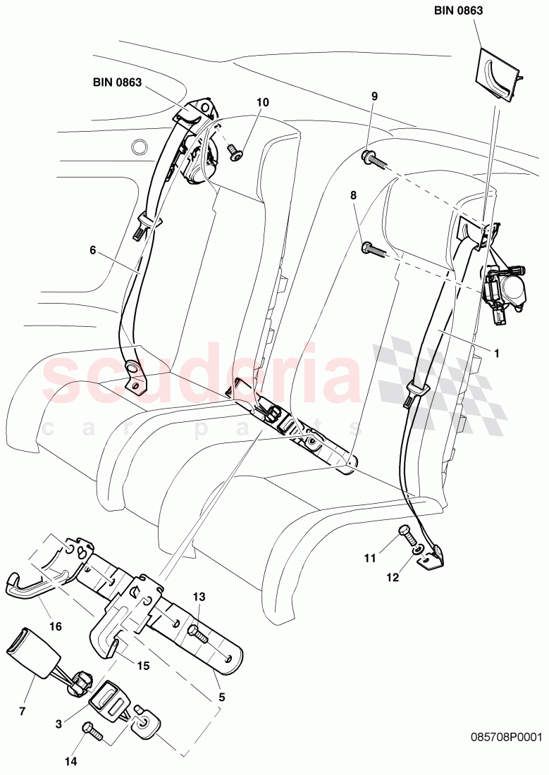 seat belts of Bentley Bentley Continental Supersports (2009-2011)