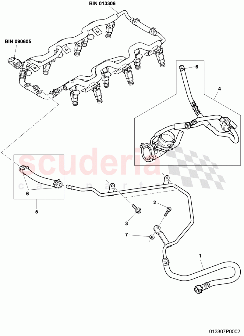 Fuel supply line, Vent hose with valve, D - MJ 2011>> of Bentley Bentley Continental Supersports (2009-2011)