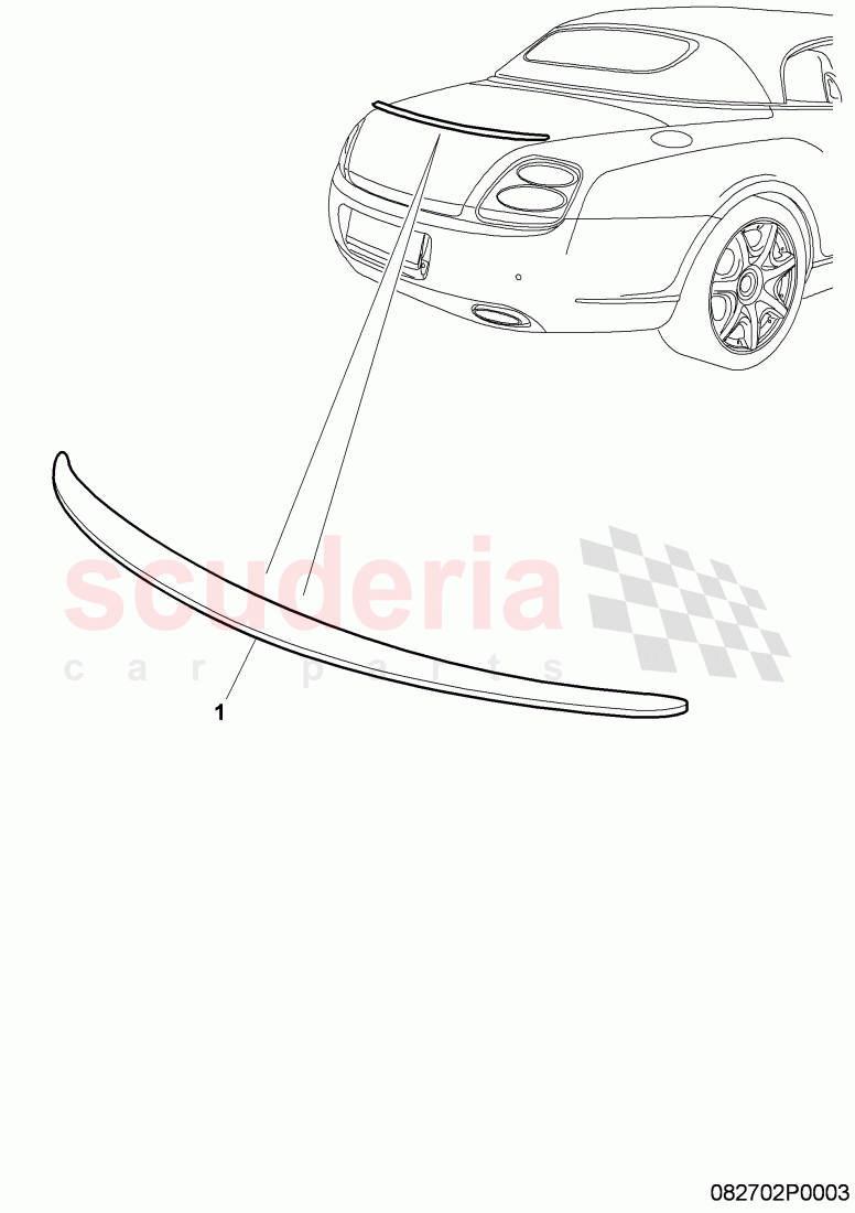 spoiler of Bentley Bentley Continental Supersports (2009-2011)