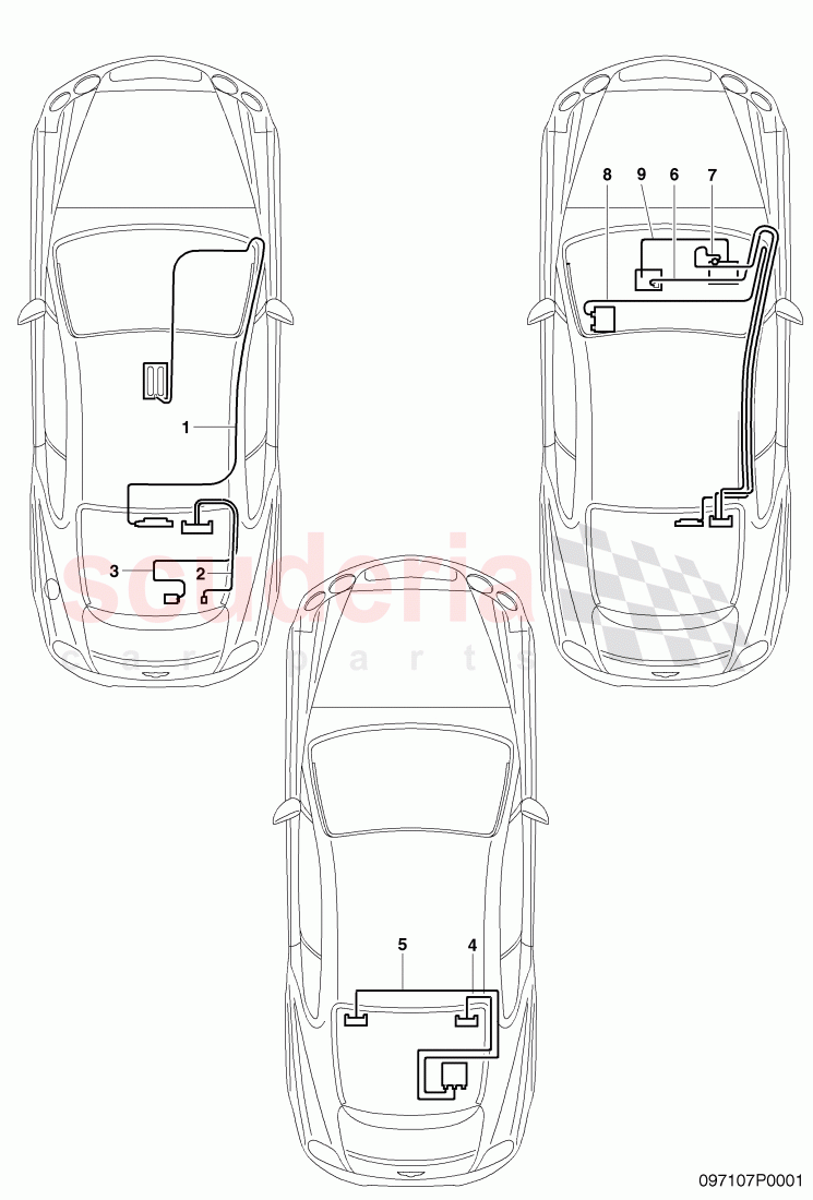 antenna of Bentley Bentley Continental GT (2003-2010)