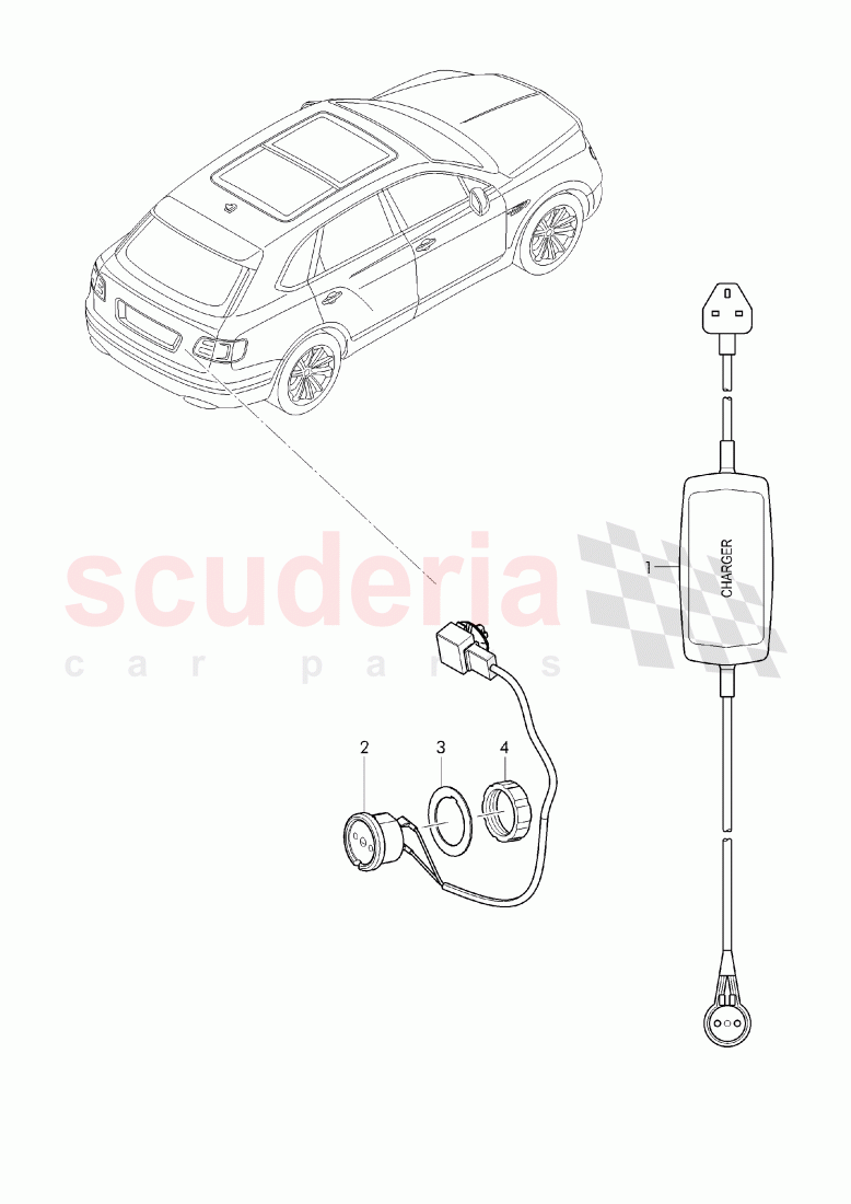 battery charger of Bentley Bentley Bentayga (2015+)