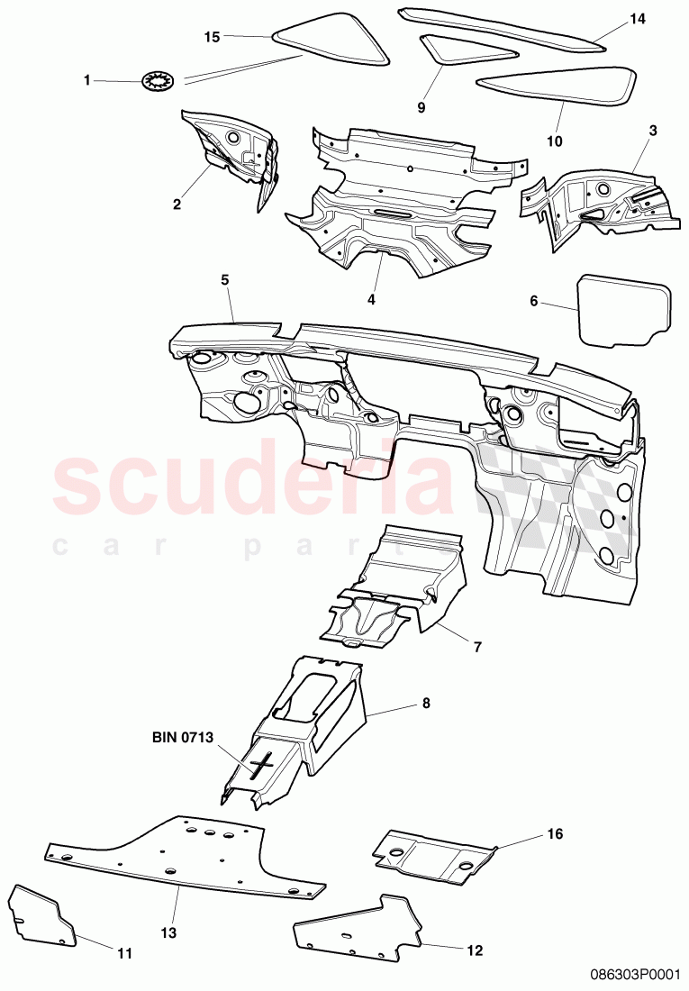 sound absorbers of Bentley Bentley Continental GT (2003-2010)