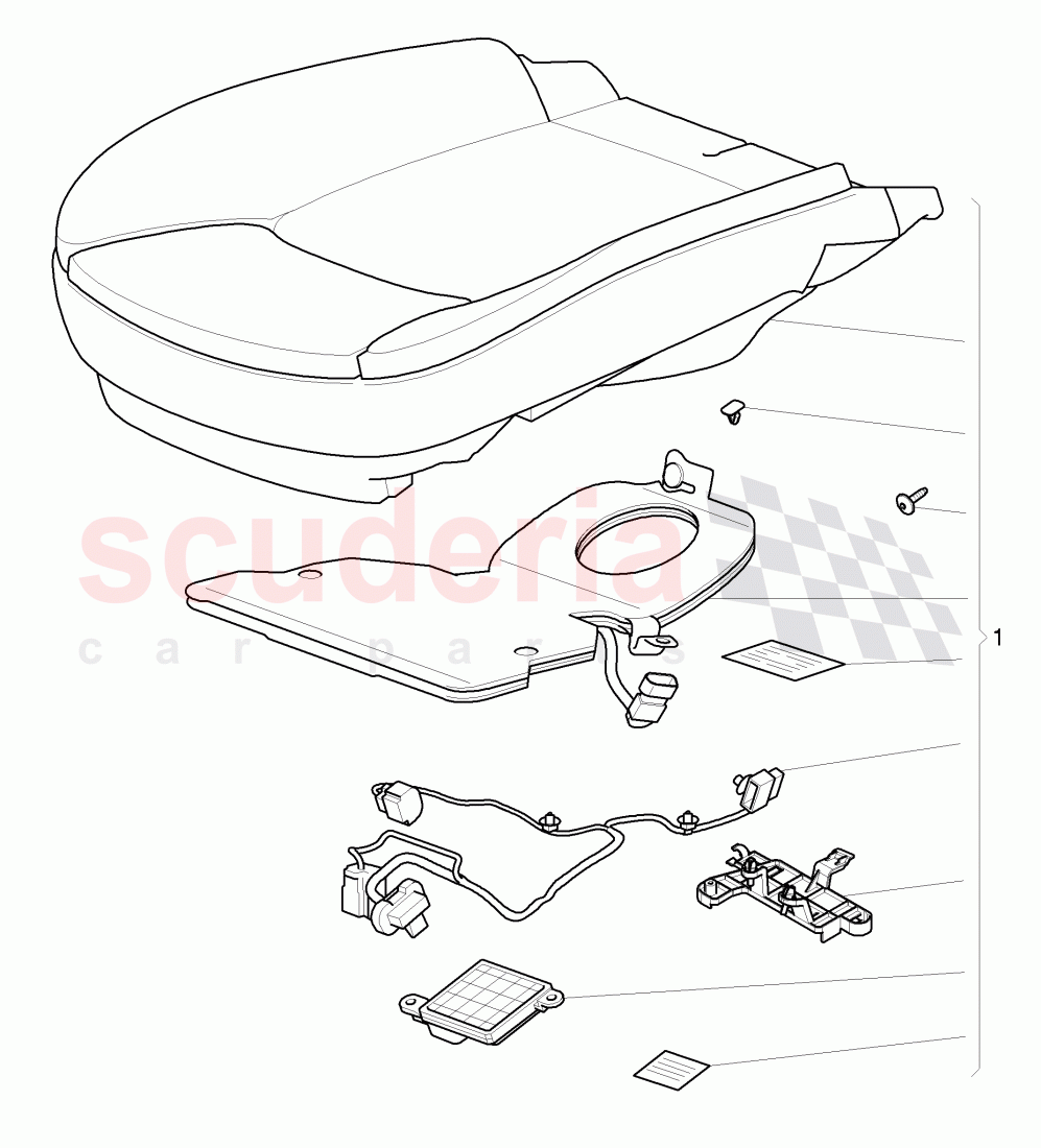 Service kit, PODS (Passive Occupant, Detection System), D - MJ 2016>> - MJ 2016 of Bentley Bentley Mulsanne (2010+)