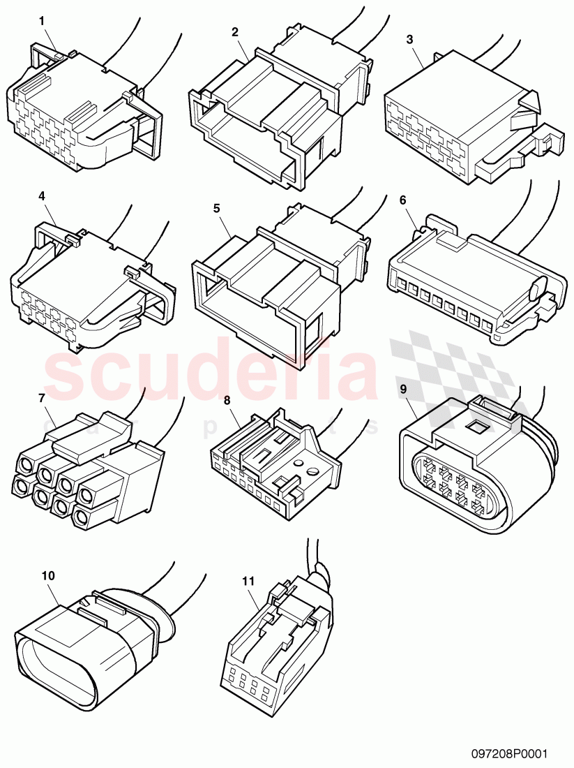 connector housing of Bentley Bentley Continental GTC (2006-2010)