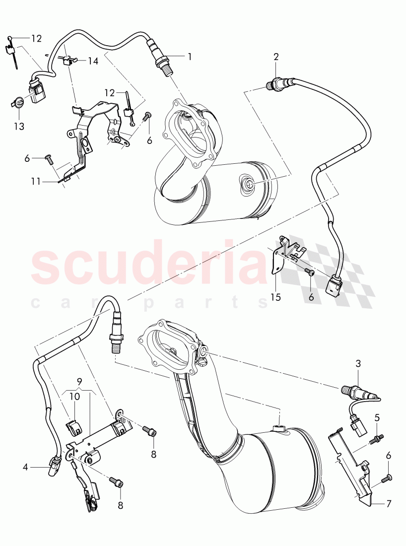 oxygen sensor of Bentley Bentley Continental GT (2011-2018)