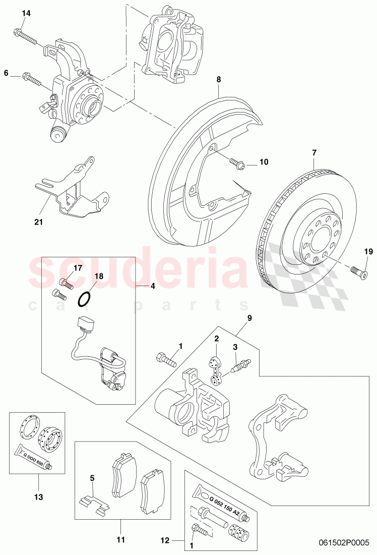 ceramic brake disc, (vented) of Bentley Bentley Continental Flying Spur (2006-2012)