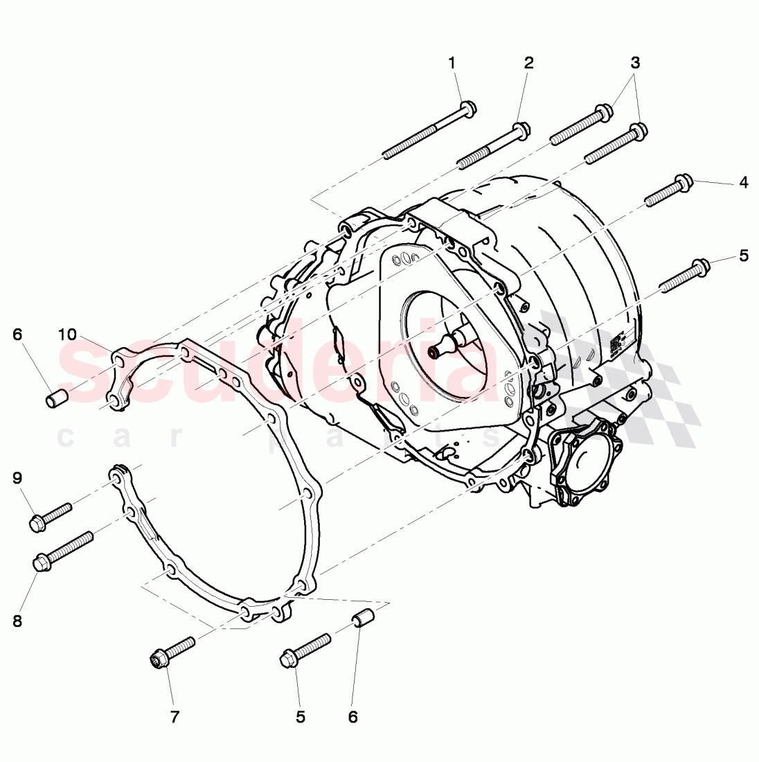 mounting parts for engine and transmission of Bentley Bentley Continental GT (2011-2018)