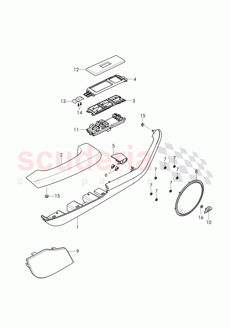 armrest of Bentley Bentley Continental Supersports Convertible (2017+)