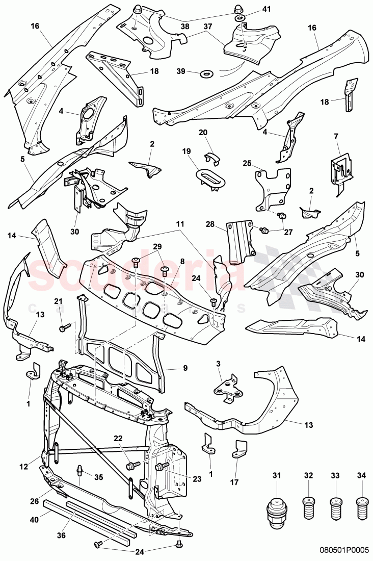 repair plates, F 3W-8-051 367>>, F ZA-A-062 464>> of Bentley Bentley Continental Flying Spur (2006-2012)