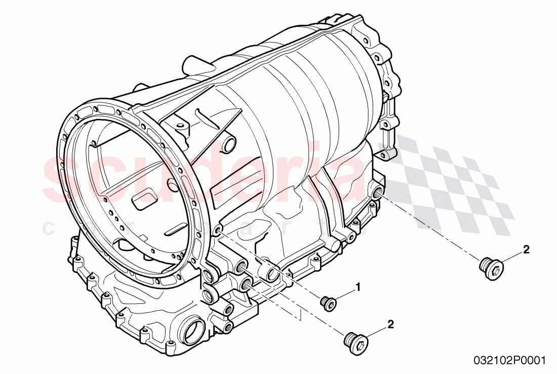 transmission case of Bentley Bentley Continental Supersports (2009-2011)