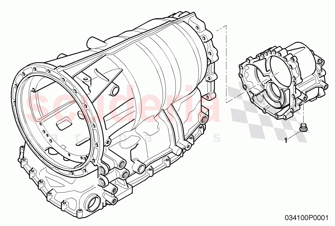 oil drain plug with seal, for transfer box of Bentley Bentley Continental GTC (2006-2010)