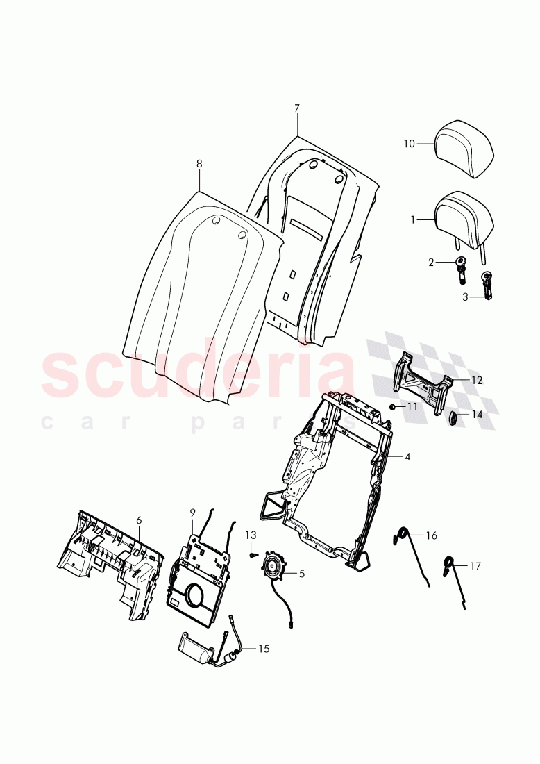 backrest, D >> - MJ 2016 of Bentley Bentley Continental Flying Spur (2013+)