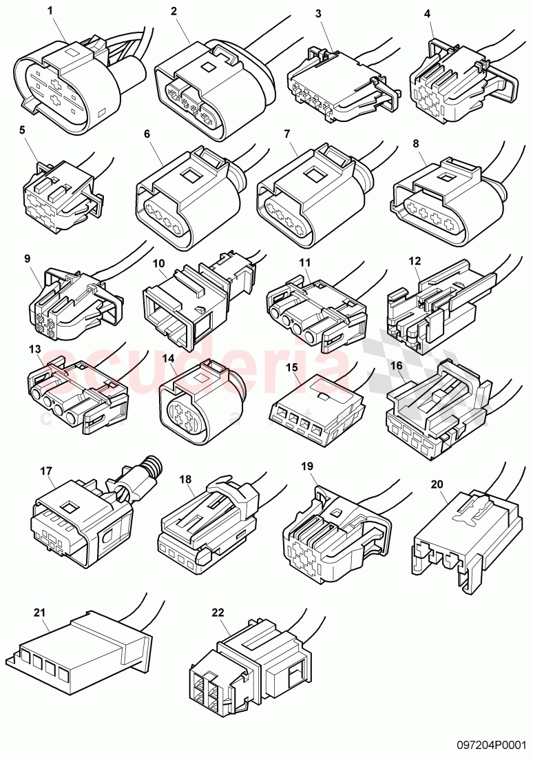 connector housing of Bentley Bentley Continental GT (2003-2010)