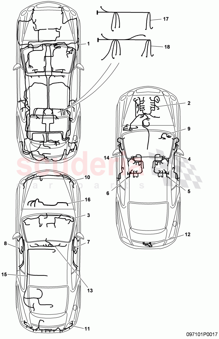 wiring harnesses, D >> - MJ 2011 of Bentley Bentley Continental Supersports (2009-2011)