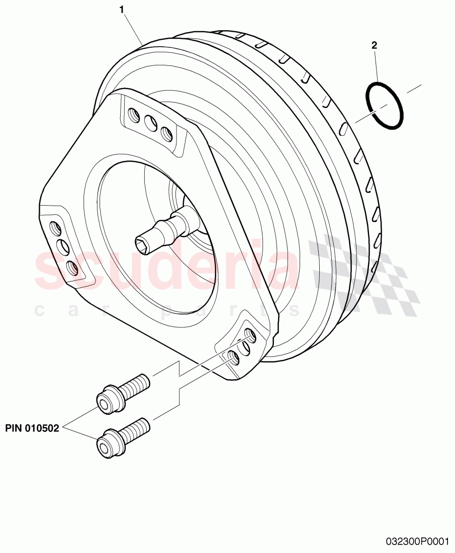 torque converter, radial shaft seal of Bentley Bentley Continental GT (2003-2010)