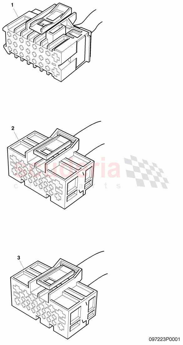 housing for cable connector of Bentley Bentley Continental Supersports (2009-2011)