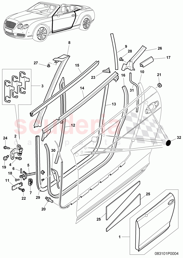 door of Bentley Bentley Continental Supersports (2009-2011)