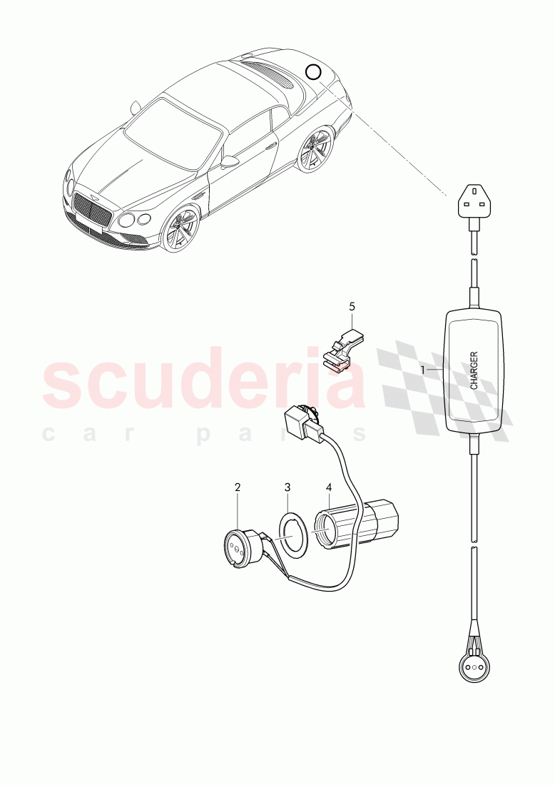 battery charger of Bentley Bentley Continental Supersports Convertible (2017+)