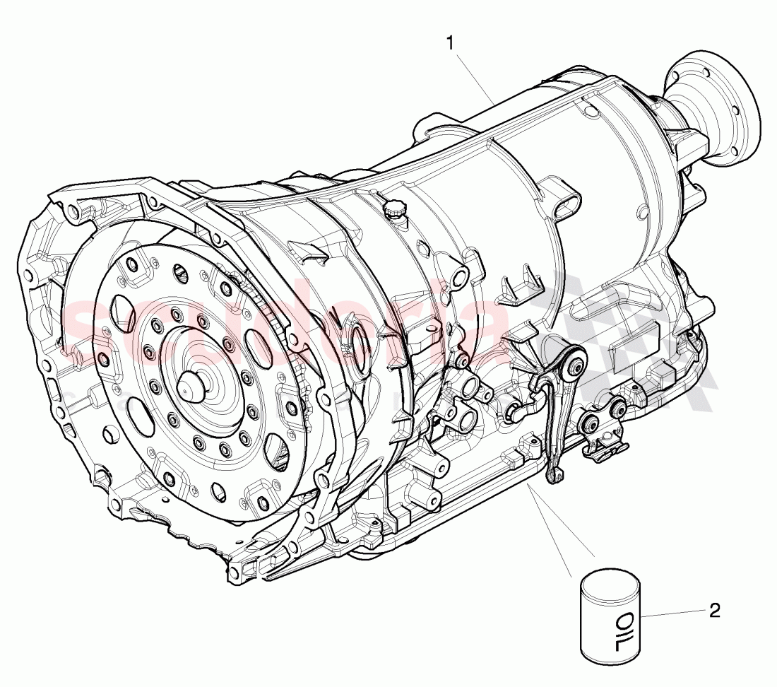 transmission, complete of Bentley Bentley Mulsanne (2010+)