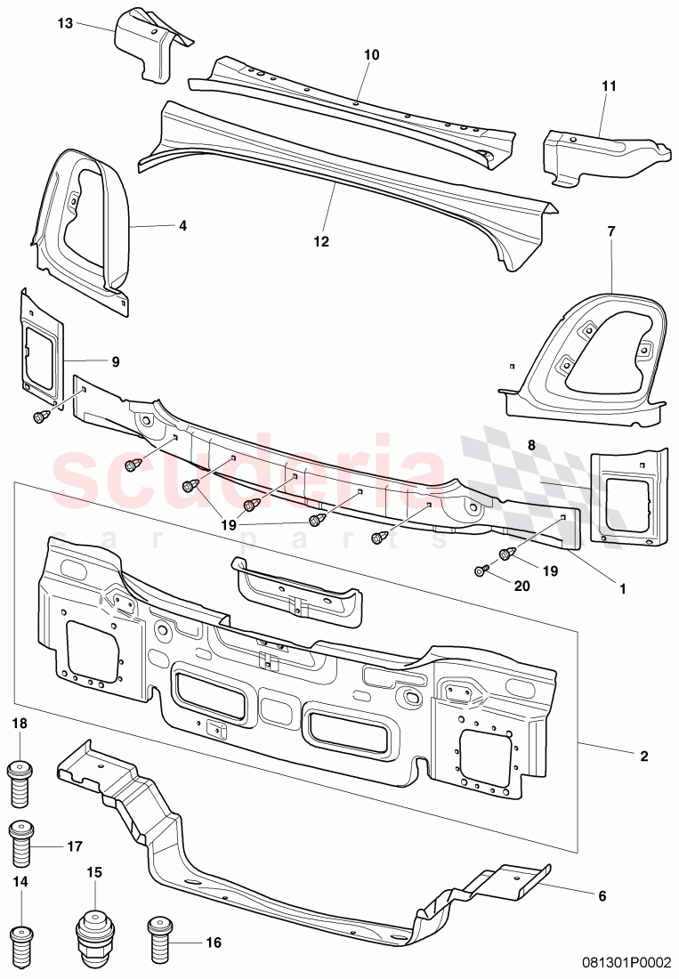 rear panel of Bentley Bentley Continental Flying Spur (2006-2012)