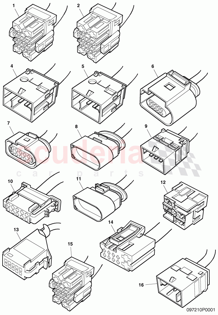 connector housing of Bentley Bentley Continental GTC (2006-2010)