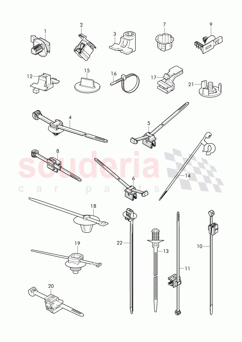 cable holder of Bentley Bentley Bentayga (2015+)